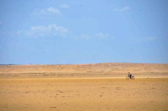 Meio de transporte na península de La Guajira, na Colômbia